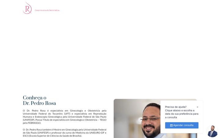 Screenshot of histeroscopiabrasilia.com