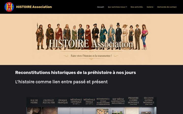 Screenshot of histoire-association.eu
