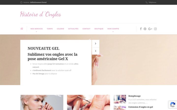 Screenshot of histoire-d-ongles.com