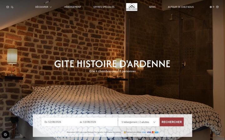 Screenshot of histoiredardenne.be