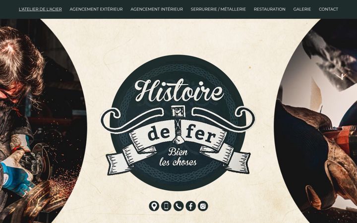 Screenshot of histoiredefer.fr