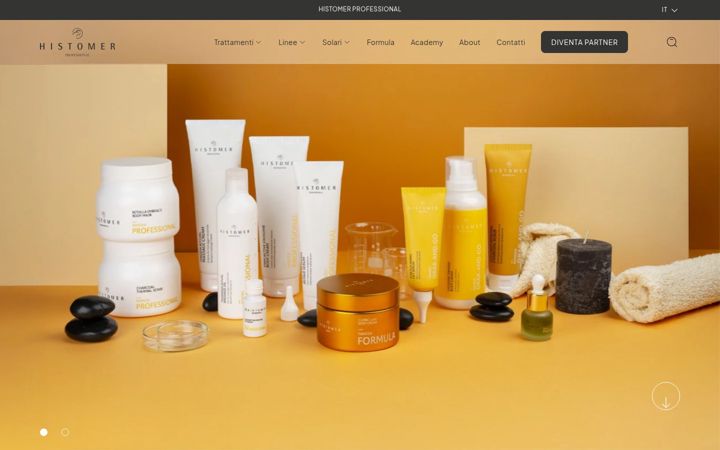 Screenshot of histomerprofessional.com