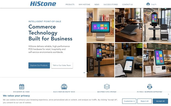 Screenshot of histonetec.com