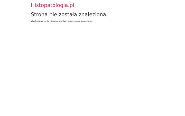 Screenshot of histopatologia.com.pl