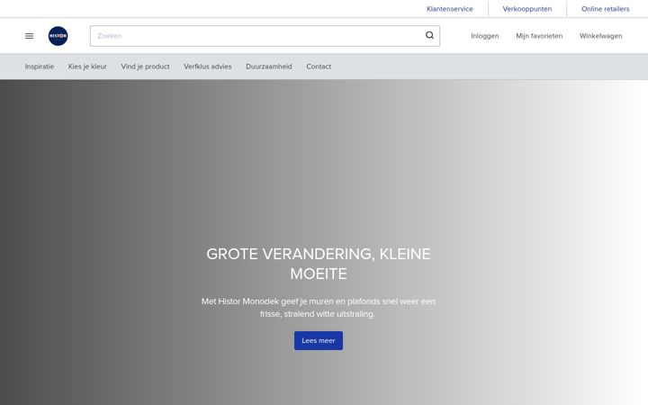 Screenshot of histor.nl