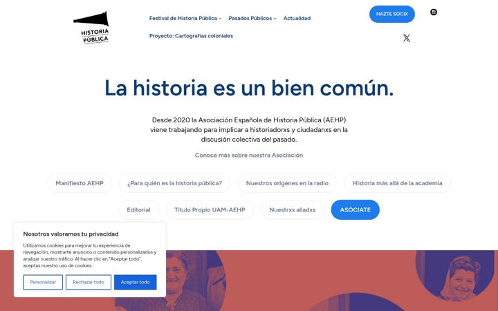 Screenshot of historiapublica.es