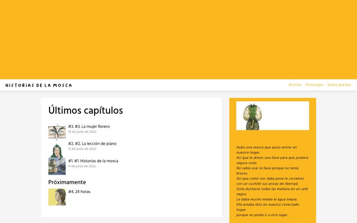 Screenshot of historiasdelamosca.es