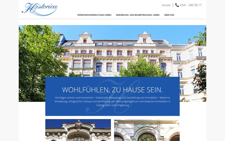 Screenshot of historica-gmbh.de
