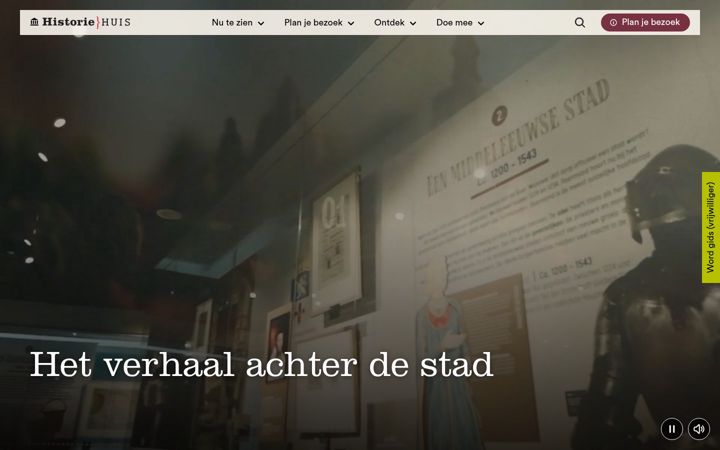 Screenshot of historiehuisroermond.nl