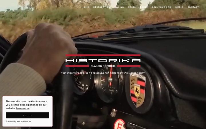 Screenshot of historika.com