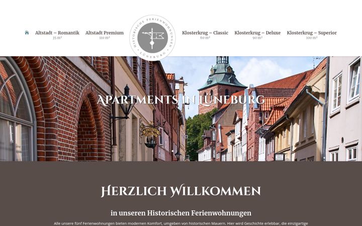 Screenshot von historische-ferienwohnungen.de