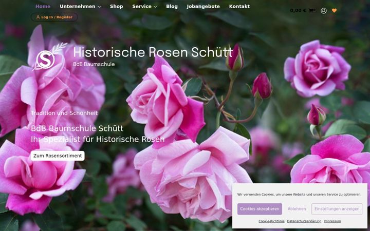 Screenshot of historische-rosen-schuett.de