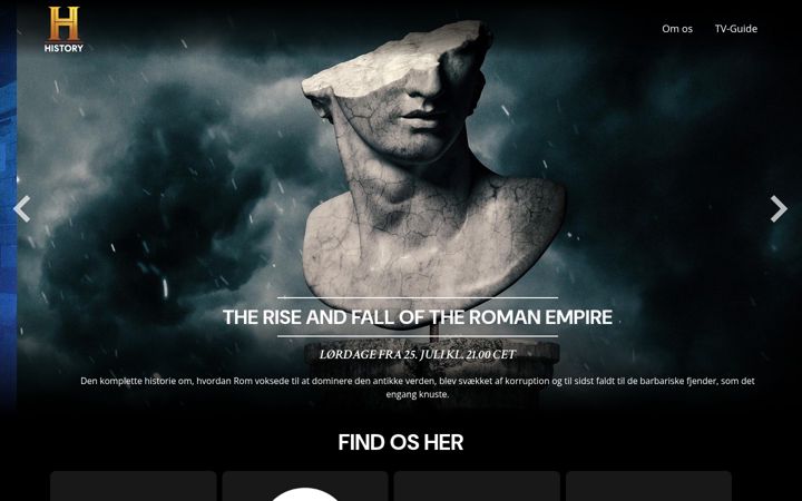 Screenshot di history.com