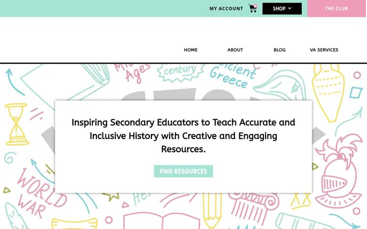Screenshot of historyfromthemiddle.com