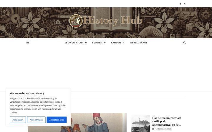 Screenshot of historyhub.nl