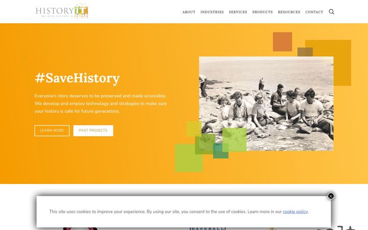 Screenshot of historyit.com
