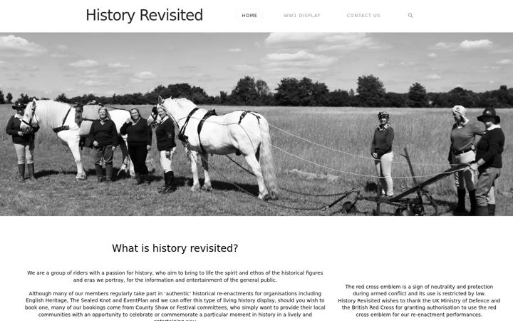 Screenshot of historyrevisited.co.uk