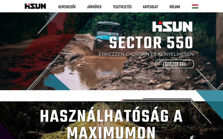 Screenshot of hisunmoto.hu