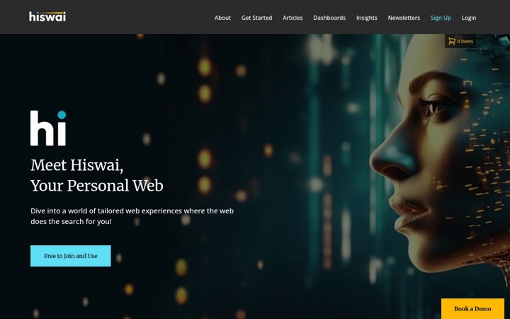 Screenshot of hiswai.com
