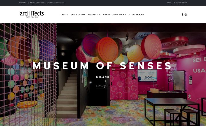 Screenshot of hit-architects.com