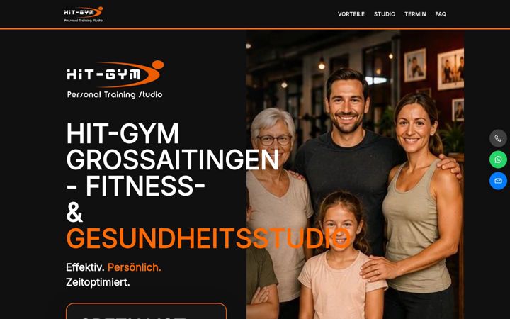 Screenshot of hit-gym.de