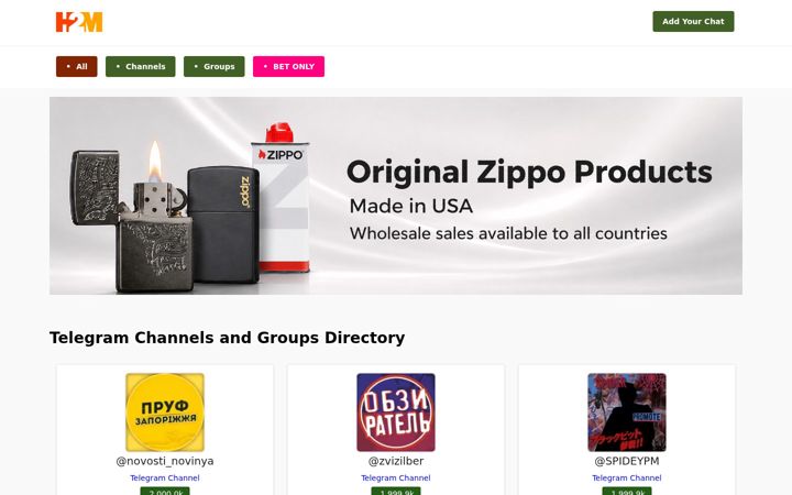 Screenshot of hit2me.com