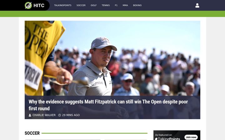 Captura de pantalla de hitc.com