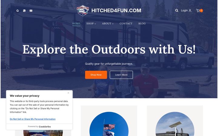 Screenshot of hitched4fun.com