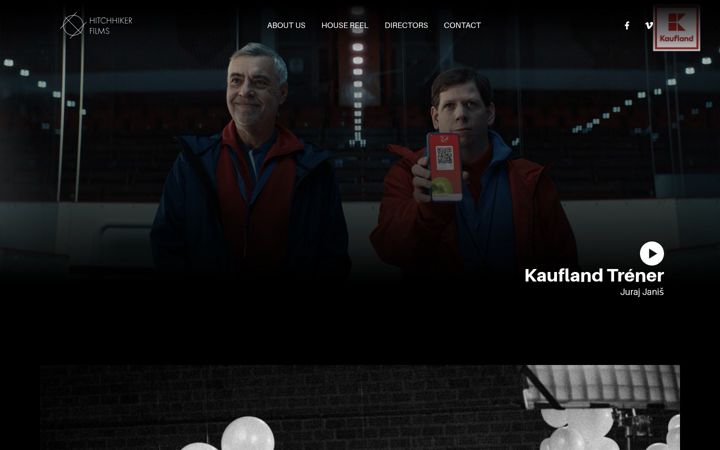 Screenshot of hitchhiker.sk