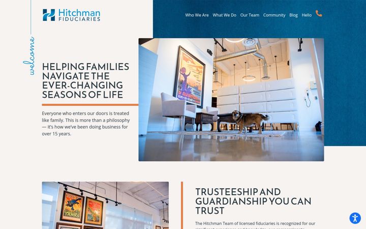 Screenshot of hitchmanfiduciaries.com