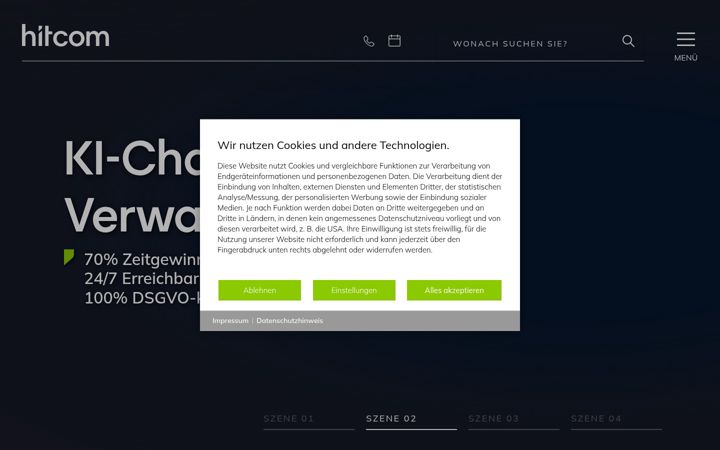 Screenshot of hitcom.de