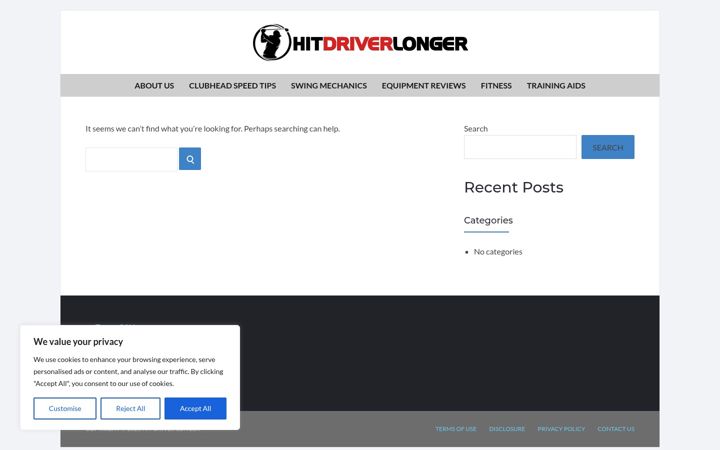 Screenshot of hitdriverlonger.com