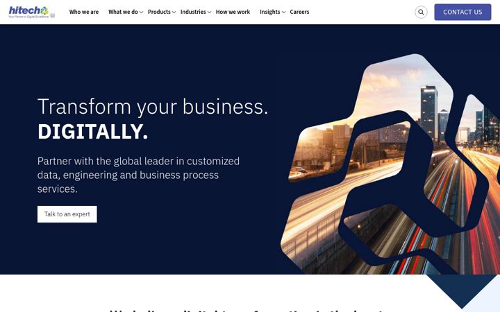 Screenshot of hitechdigital.com