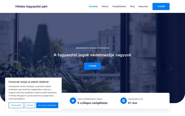 Screenshot of hitelesfogyasztoipart.hu