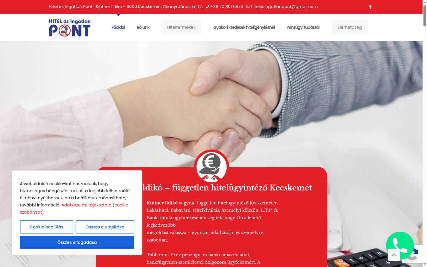Screenshot des Einwilligungsbanners vor jeglicher Interaktion