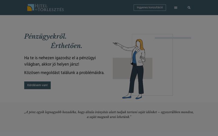 Screenshot of hitelestorlesztes.hu