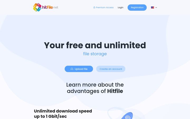 Screenshot of hitfile.net