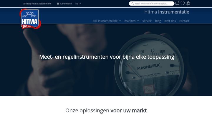 Screenshot of hitma-instrumentatie.be