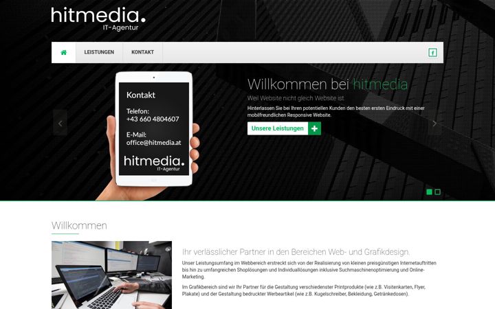 Screenshot of hitmedia.at