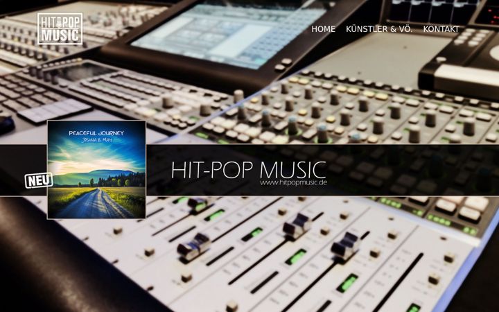 Screenshot of hitpopmusic.de