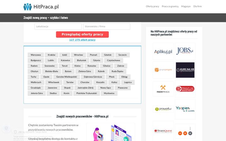 Screenshot of hitpraca.pl