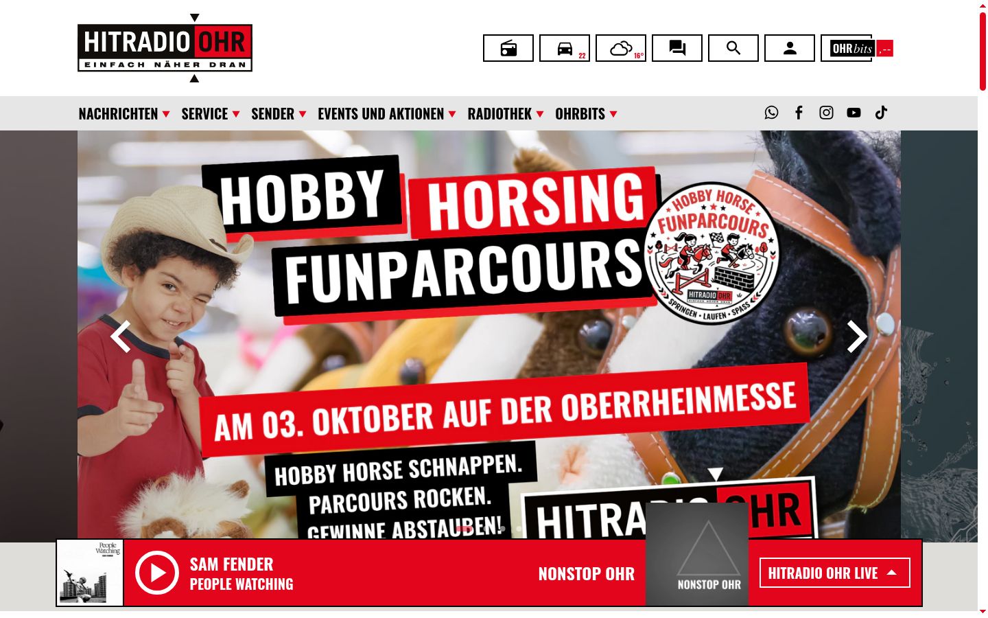 Screenshot des Einwilligungsbanners vor jeglicher Interaktion