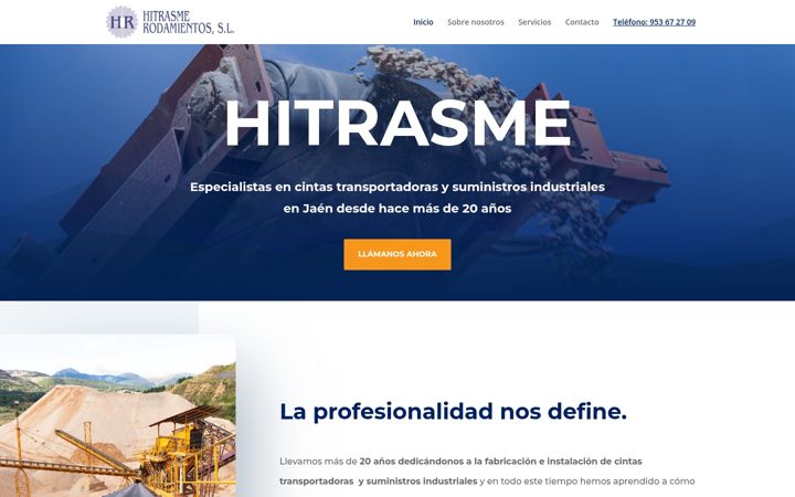 Screenshot of hitrasme.com