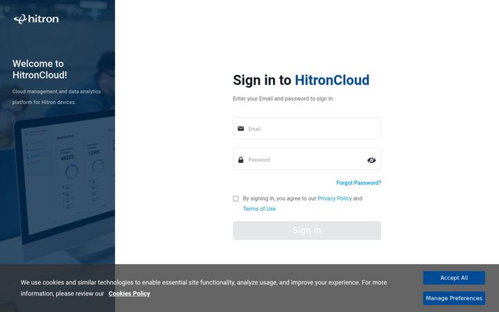Screenshot di hitroncloud.net