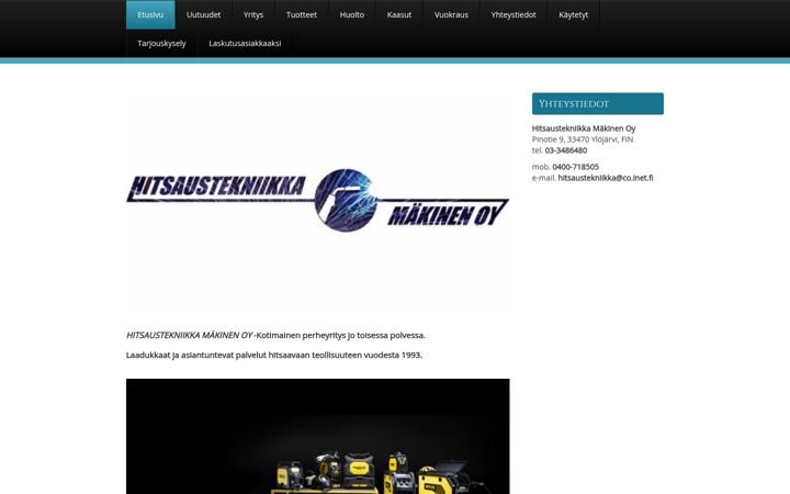 Screenshot of hitsaustekniikka.com