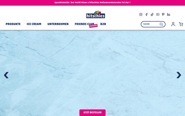 Screenshot of hitschies.at
