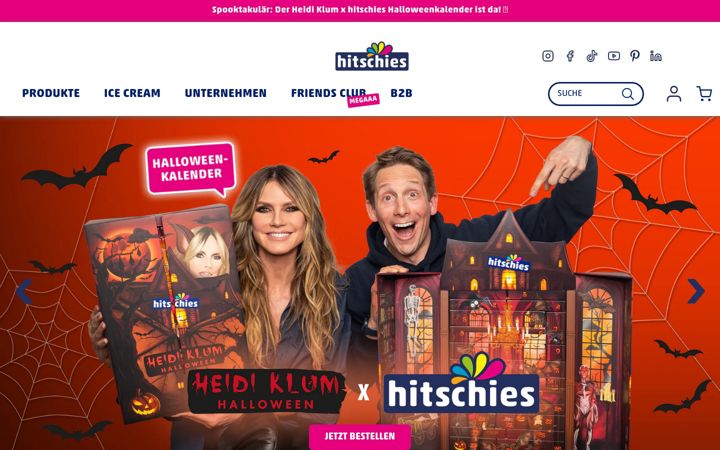 Screenshot of hitschies.de