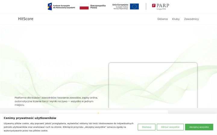 Screenshot of hitscore.pl