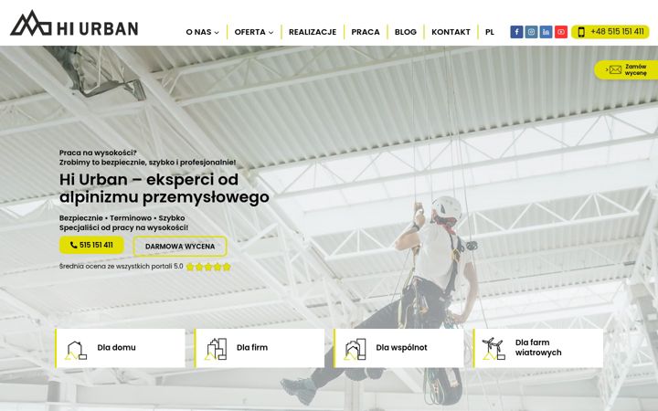 Screenshot of hiurban.pl