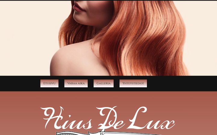 Screenshot of hiusdelux.fi